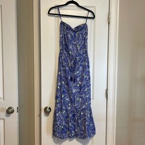 Vineyard, vines, strapless, maxi dress